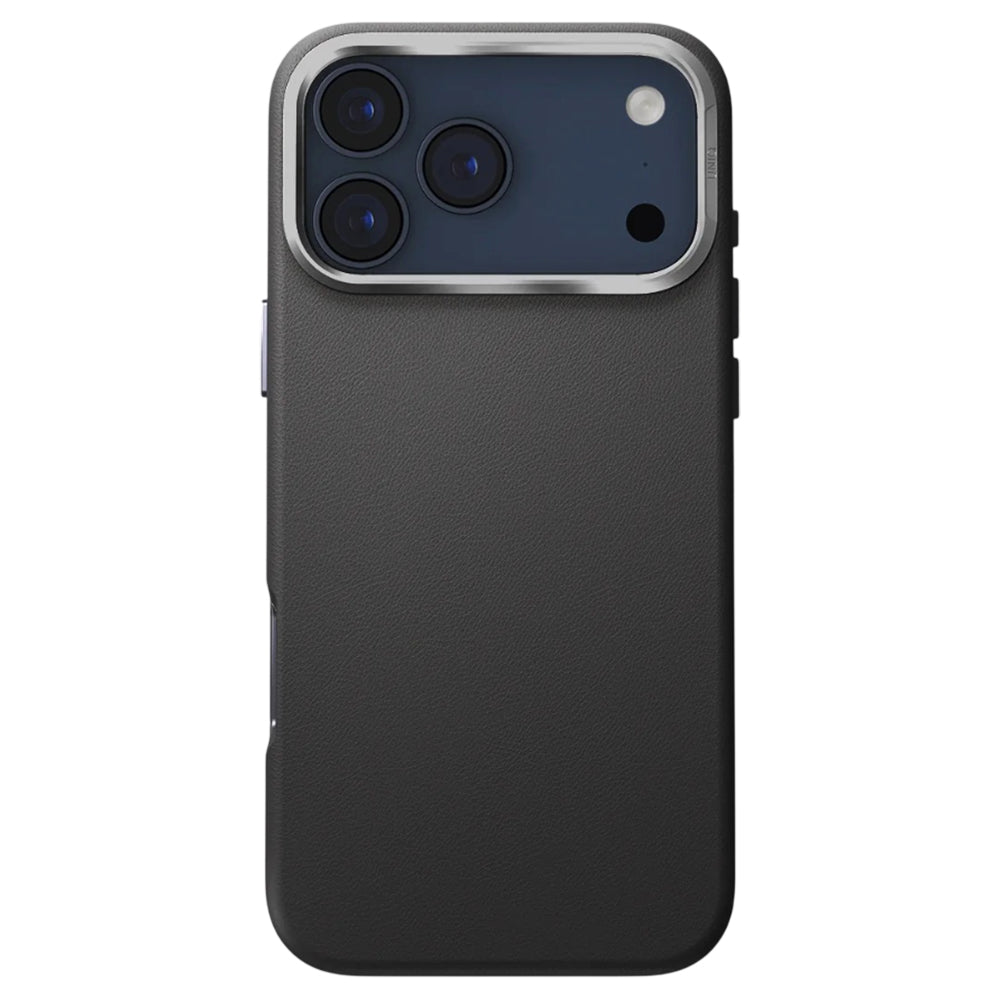 Deksel for Apple iPhone 17 Pro, UNIQ, Lyden Leatherette, Svart