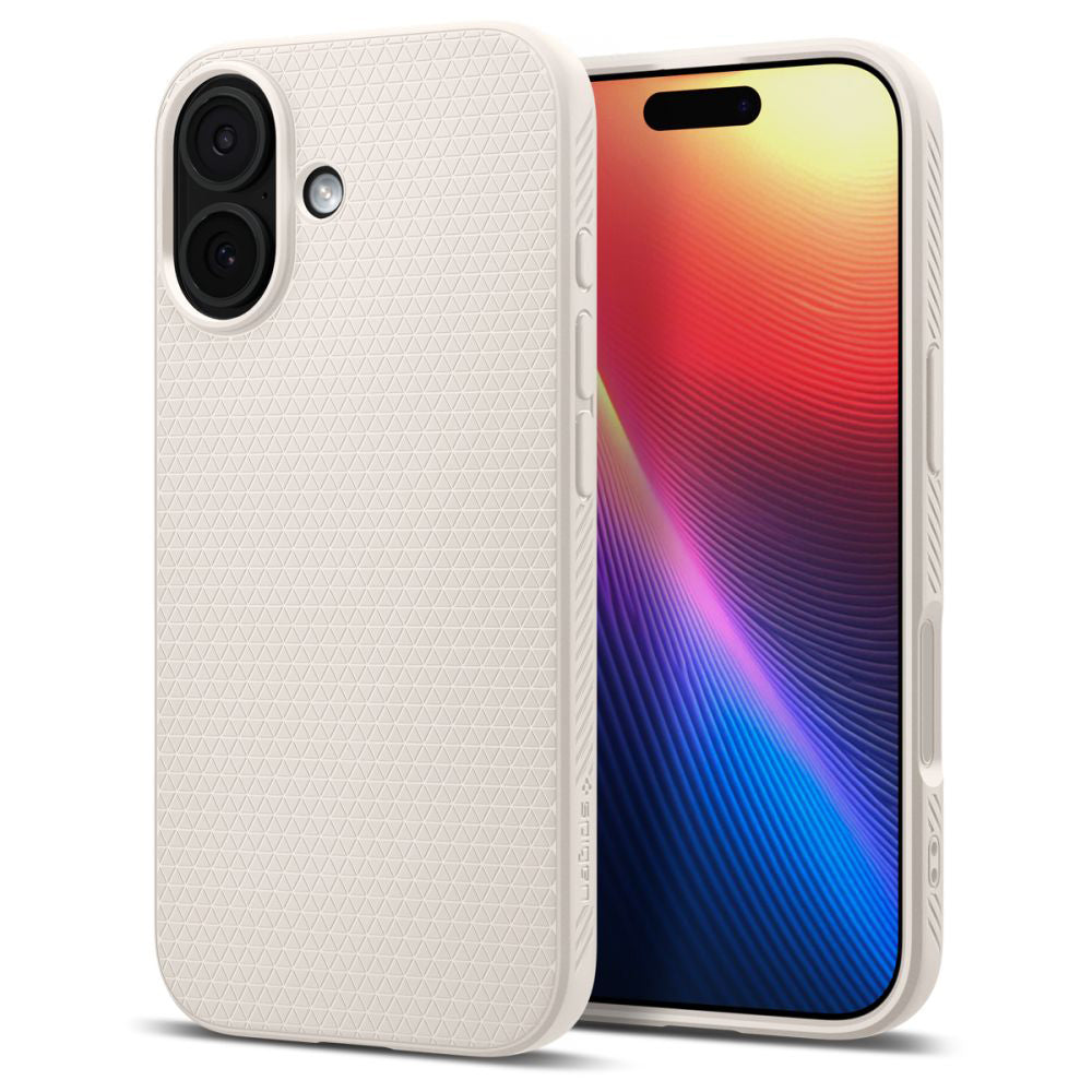 Deksel for Apple iPhone 17, Spigen, Liquid Air, Beige ACS10372