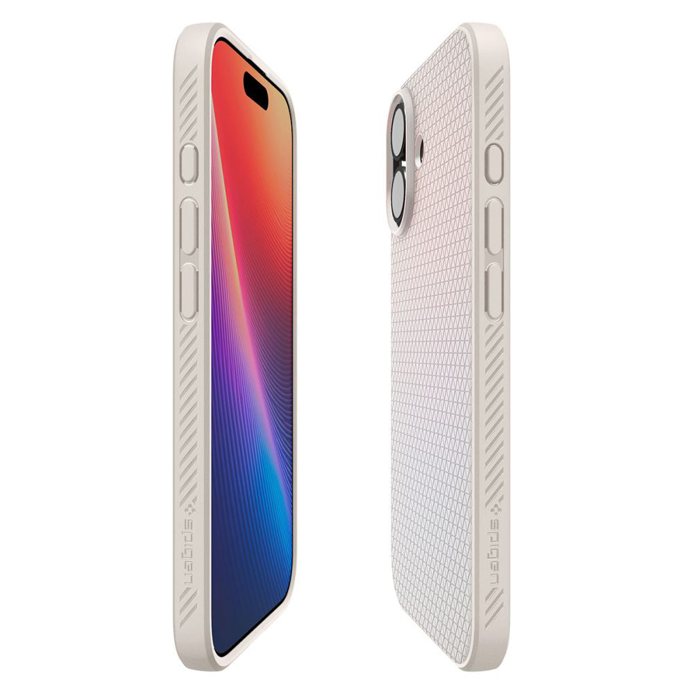 Deksel for Apple iPhone 17, Spigen, Liquid Air, Beige ACS10372