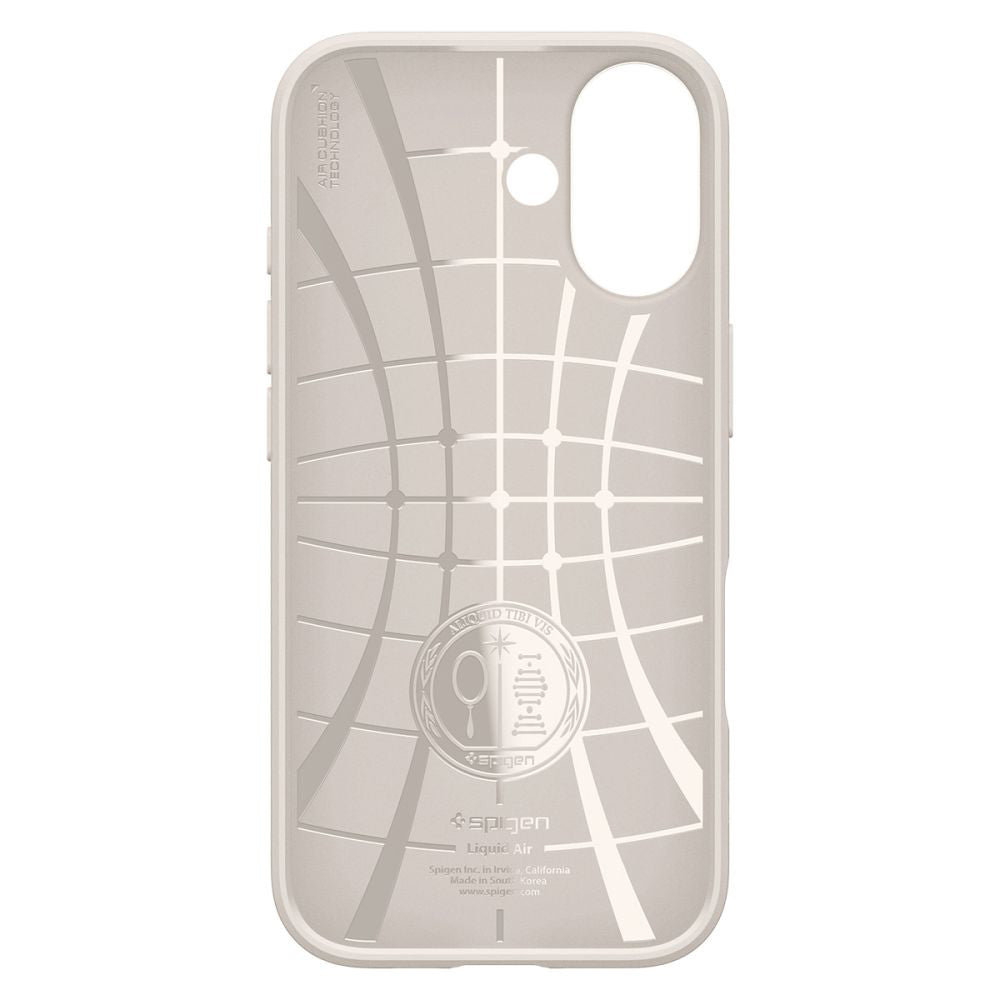 Deksel for Apple iPhone 17, Spigen, Liquid Air, Beige ACS10372