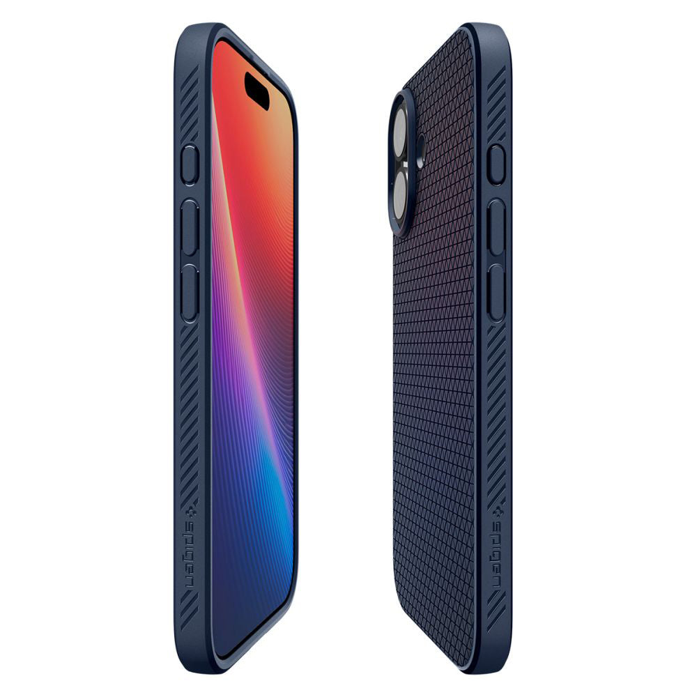 Deksel for Apple iPhone 17, Spigen, Liquid Air, Marineblå ACS10370