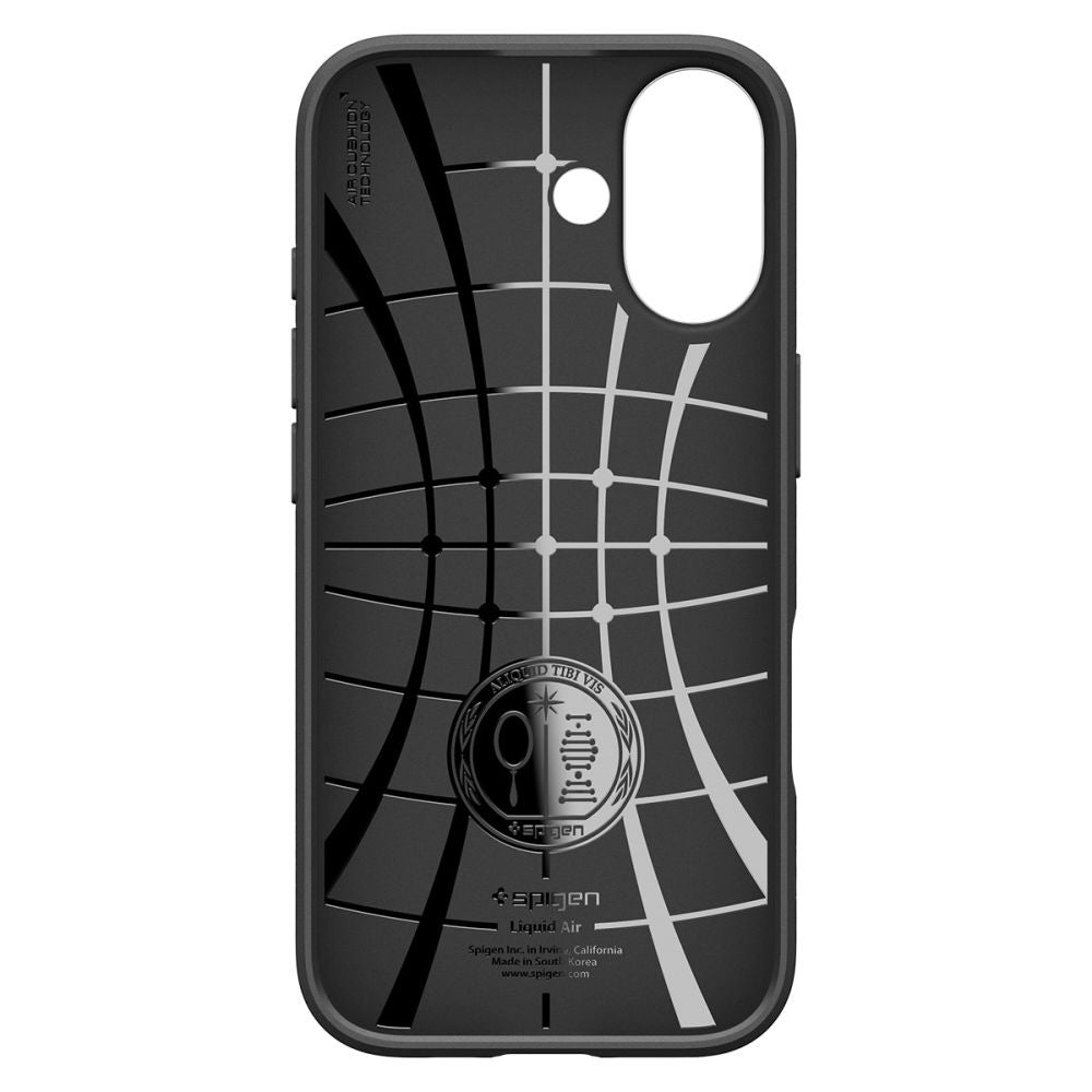 Deksel for Apple iPhone 17, Spigen, Liquid Air, Matt Svart ACS10369