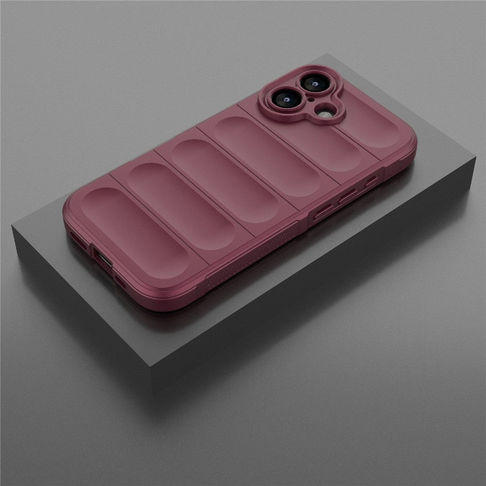 Deksel for Apple iPhone 17, Techsuit, Magic Shield, Kirsebærrød