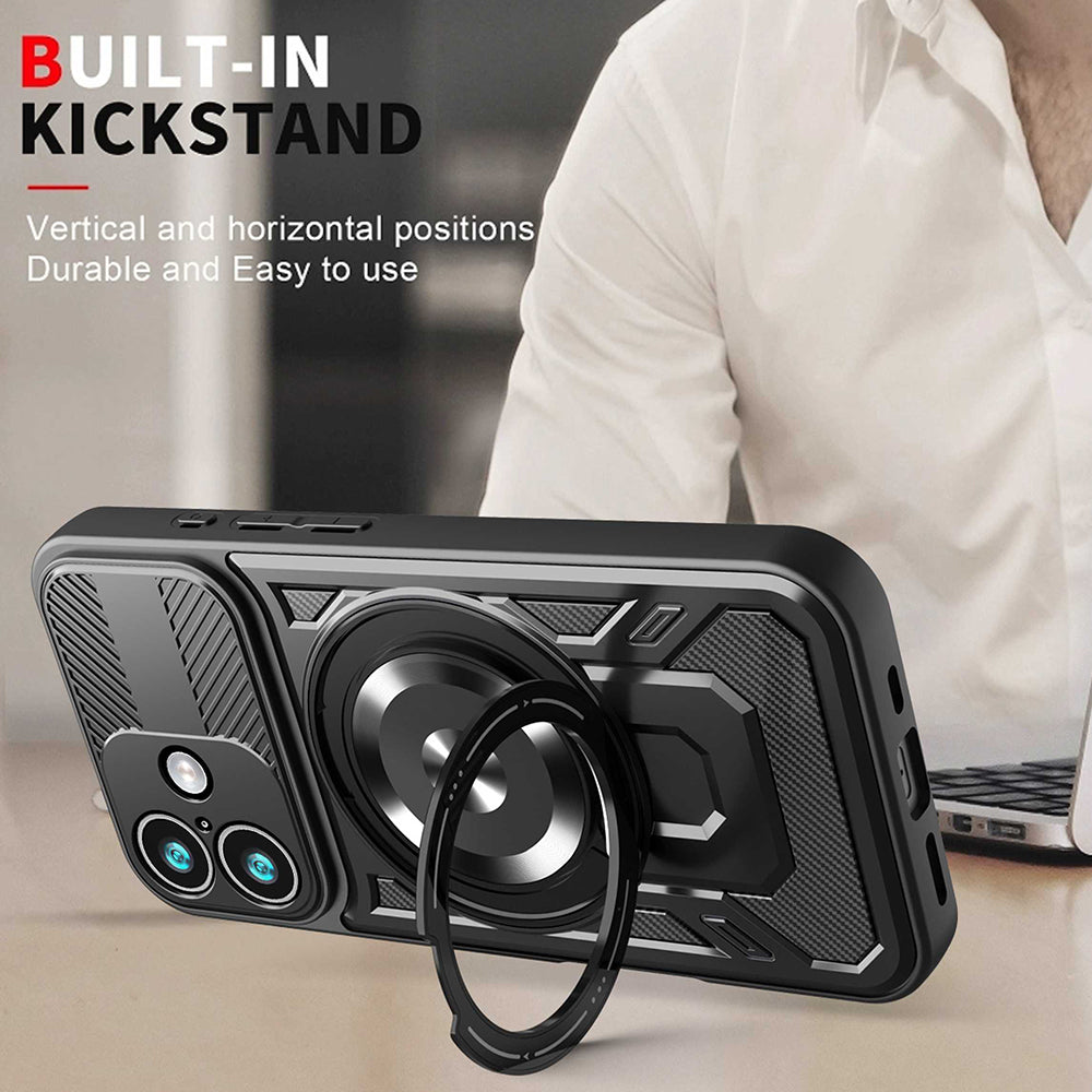 Deksel for Apple iPhone 17, Techsuit, RuggedCam, Lilla