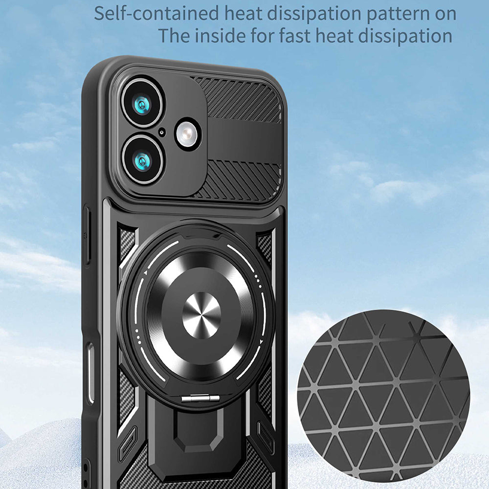 Deksel for Apple iPhone 17, Techsuit, RuggedCam, Lilla