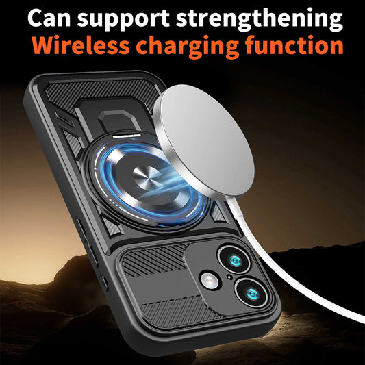 Deksel for Apple iPhone 17, Techsuit, RuggedCam, Svart