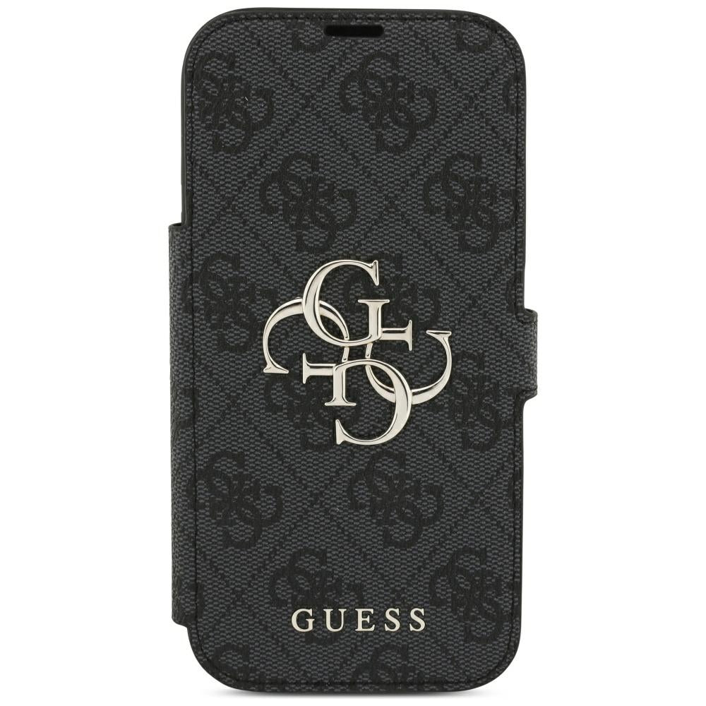 Deksel for Apple iPhone 18 Pro / 17 Pro, Guess, 4G Metalllogo, Svart