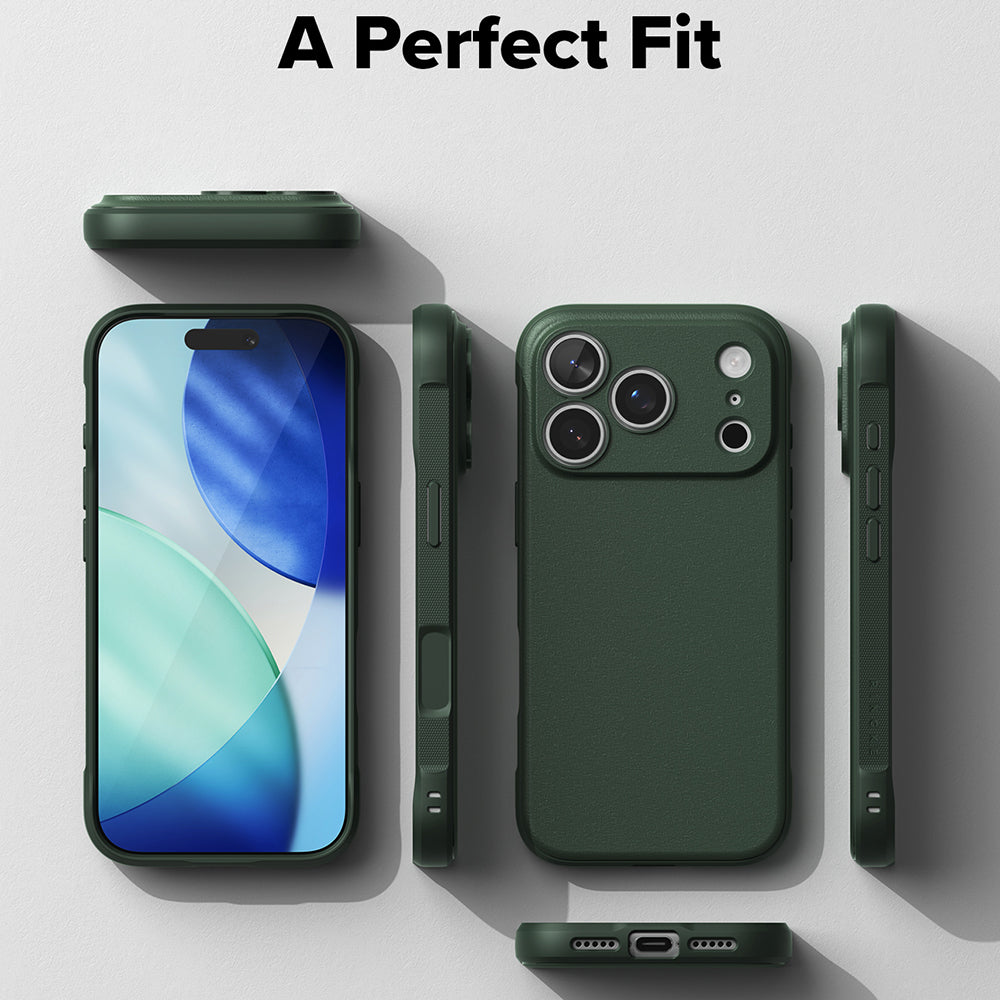 Deksel for Apple iPhone 18 Pro / 17 Pro, Ringke, Onyx, Mørkegrønn