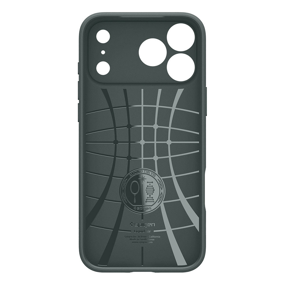 Deksel for Apple iPhone 18 Pro / 17 Pro, Spigen, Liquid Air, Grønn ACS12151