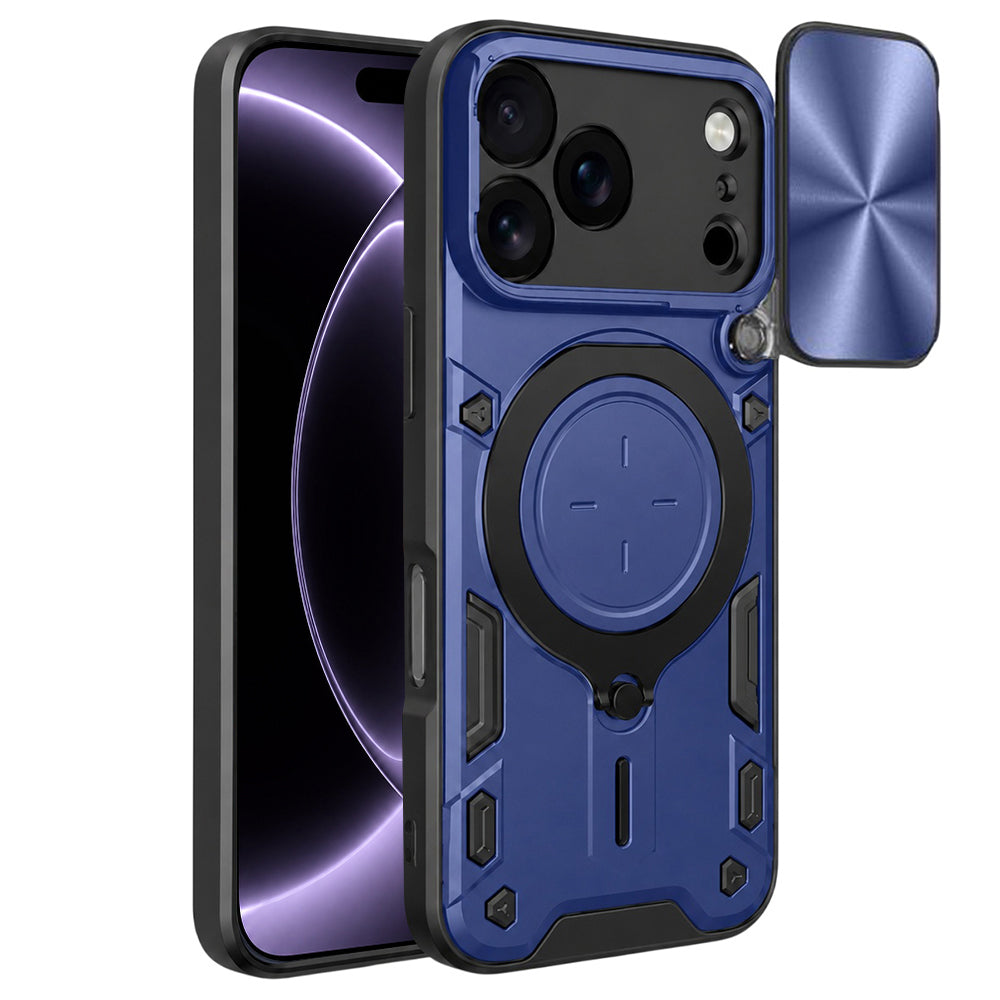 Deksel for Apple iPhone 18 Pro / 17 Pro, Techsuit, CamGuard Pro, Blå