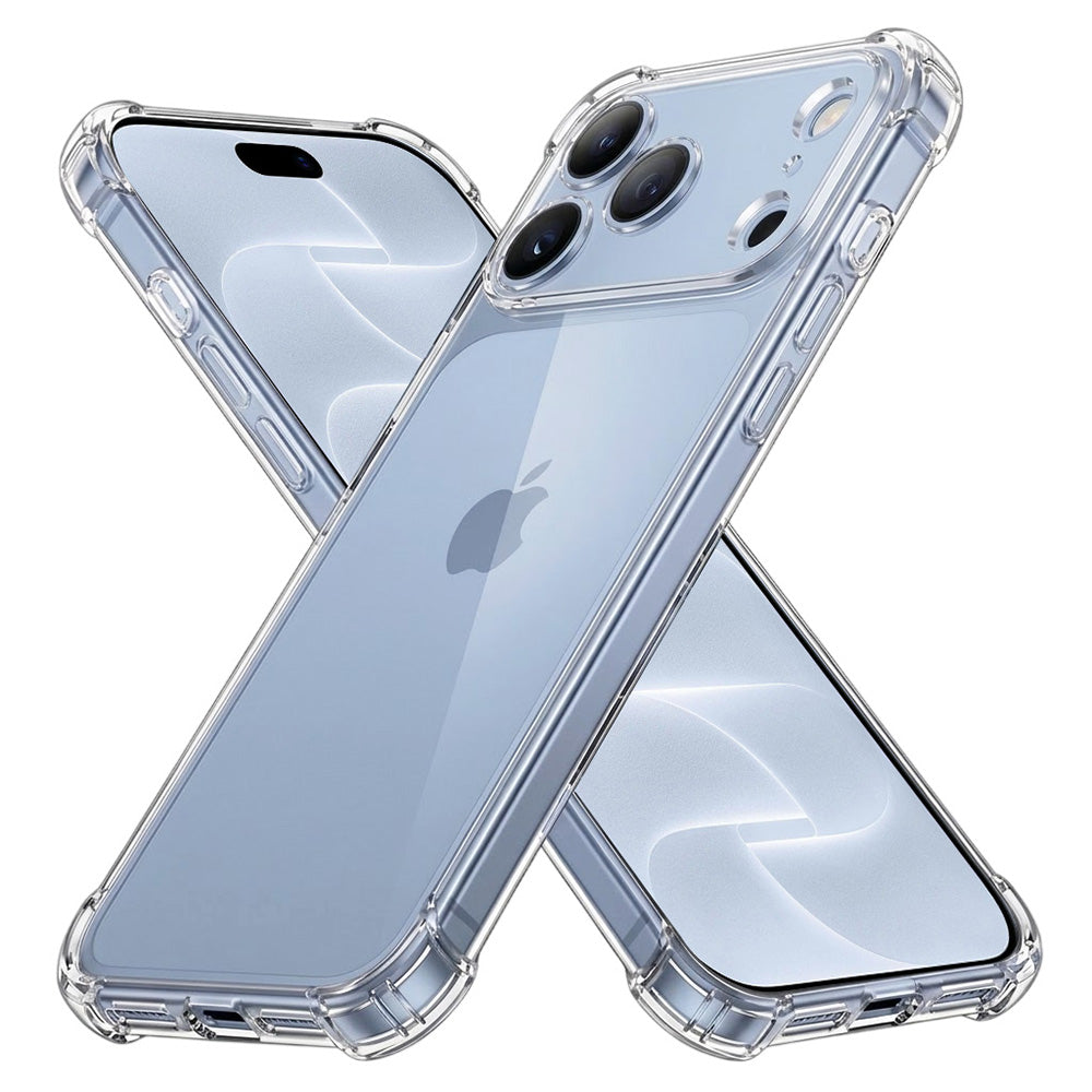 Deksel for Apple iPhone 18 Pro / 17 Pro, Techsuit, Støtsikker Klar, Transparent