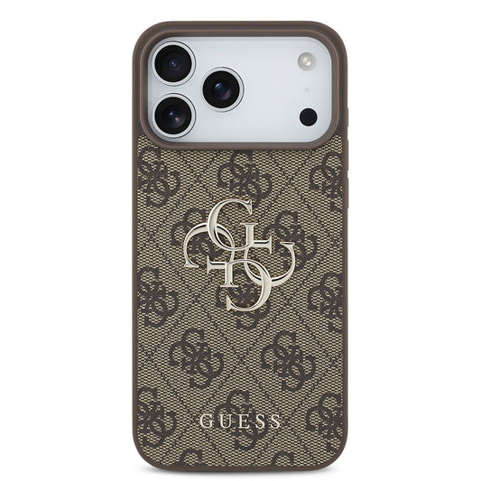 Deksel for Apple iPhone 18 Pro Max / 17 Pro Max, Guess, 4G Big Logo, Brun