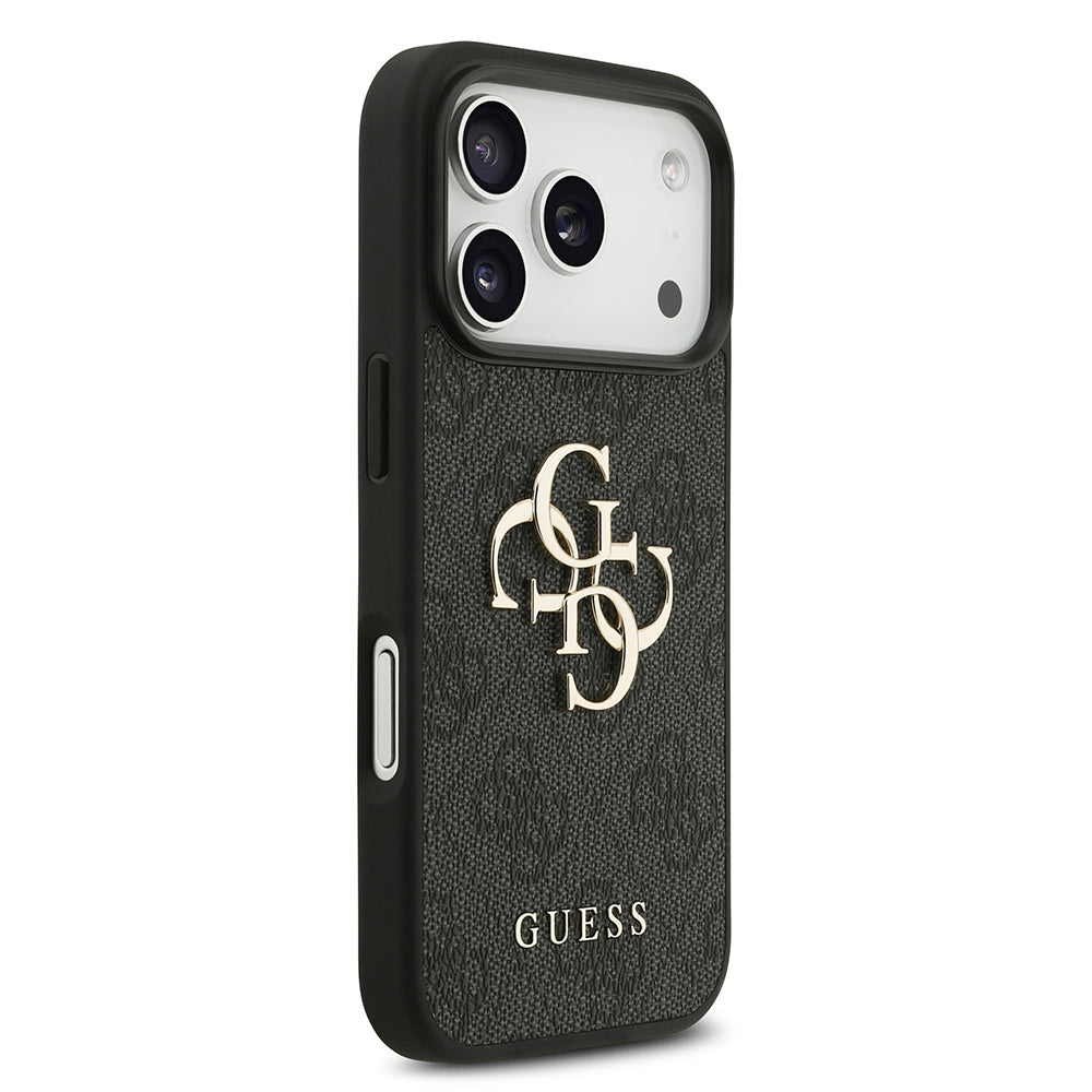 Deksel for Apple iPhone 18 Pro Max / 17 Pro Max, Guess, 4G Big Logo, Svart