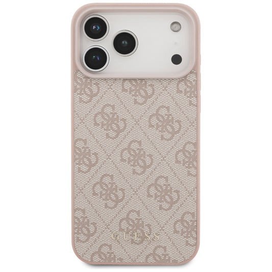 Deksel til Apple iPhone 18 Pro Max / 17 Pro Max, Guess, 4G Classic Logo, Rosa