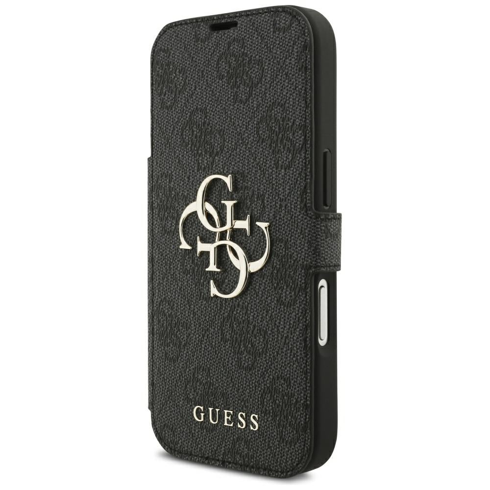 Deksel for Apple iPhone 18 Pro Max / 17 Pro Max, Guess, 4G Metalllogo, Svart