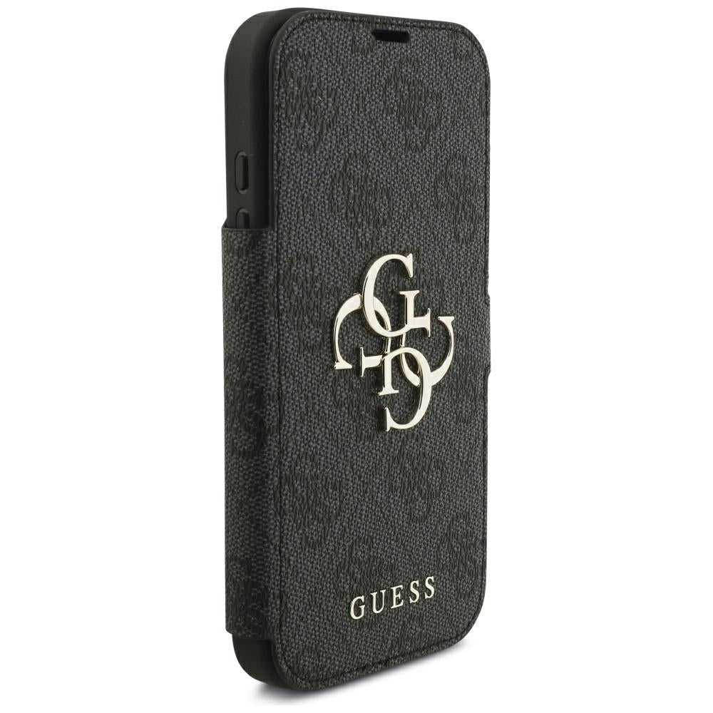 Deksel for Apple iPhone 18 Pro Max / 17 Pro Max, Guess, 4G Metalllogo, Svart