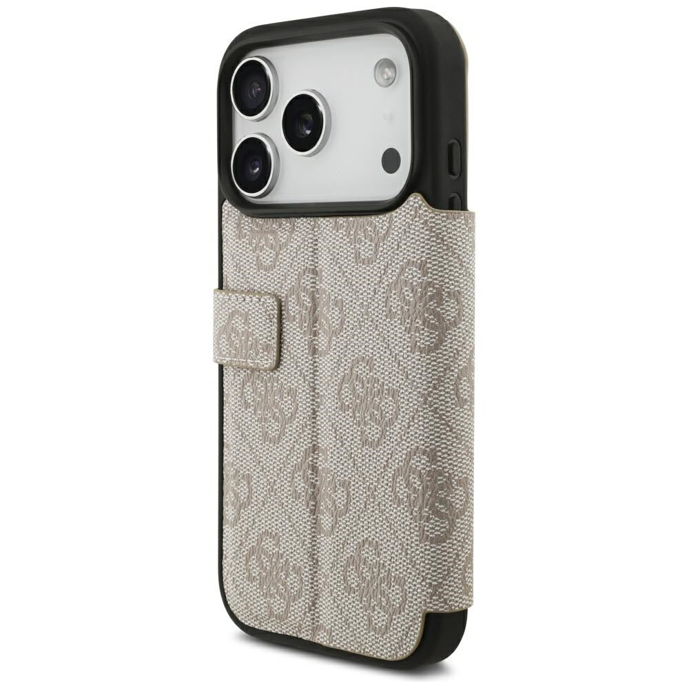 Deksel for Apple iPhone 18 Pro Max / 17 Pro Max, Guess, 4G Metalllogo, Rosa