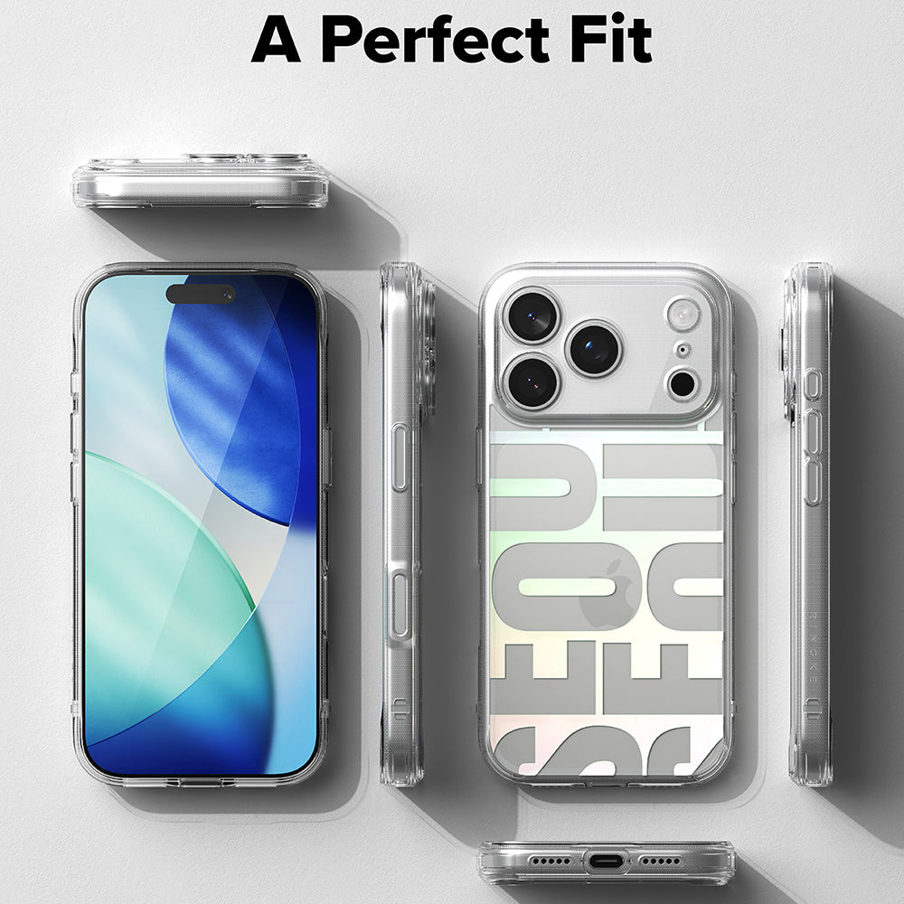 Deksel for Apple iPhone 18 Pro Max / 17 Pro Max, Ringke, Fusion Seoul, Burgunder