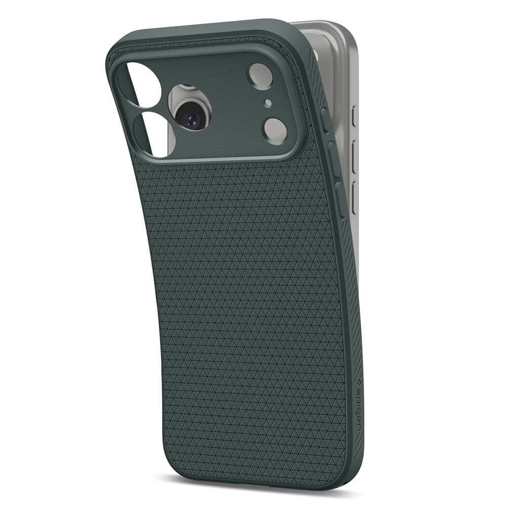 Deksel for Apple iPhone 18 Pro Max / 17 Pro Max, Spigen, Liquid Air, Grønn ACS12113