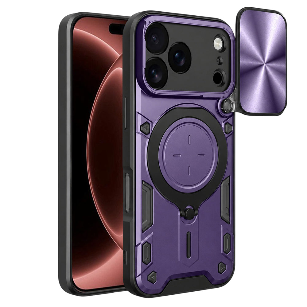 Deksel for Apple iPhone 18 Pro Max / 17 Pro Max, Techsuit, CamGuard Pro, Lilla