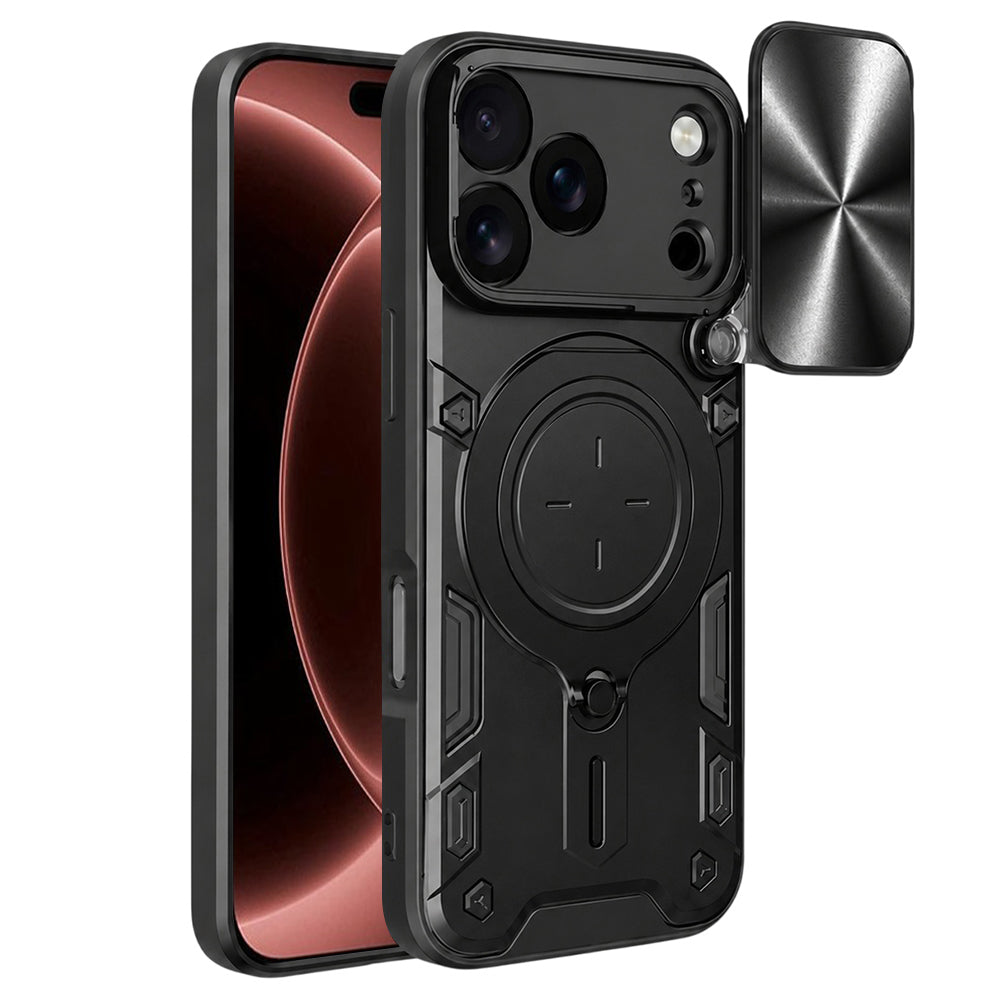 Deksel for Apple iPhone 18 Pro Max / 17 Pro Max, Techsuit, CamGuard Pro, Svart
