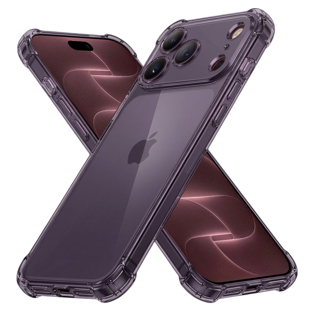 Deksel for Apple iPhone 18 Pro Max / 17 Pro Max, Techsuit, Støtsikker Klar, Røykfarget