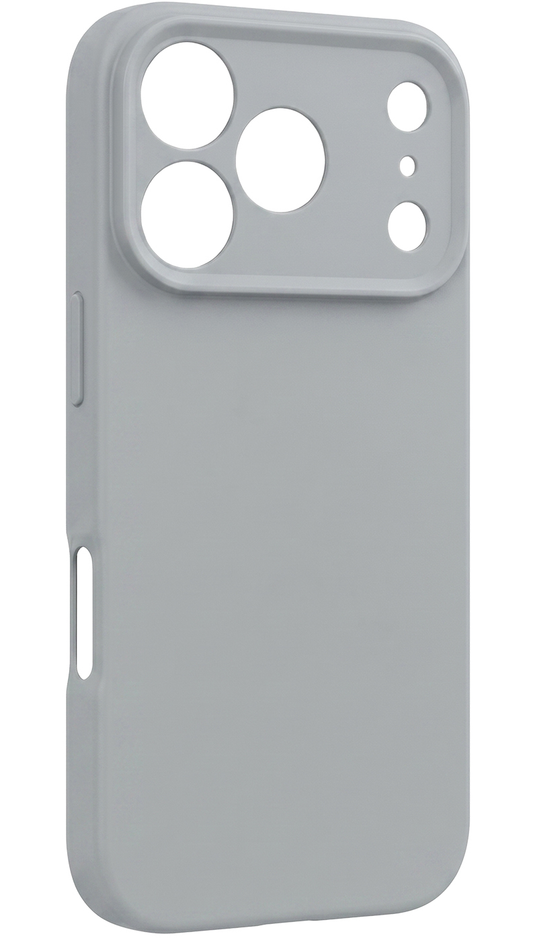 Deksel for Apple iPhone 17 Pro, OEM, silikon, grå