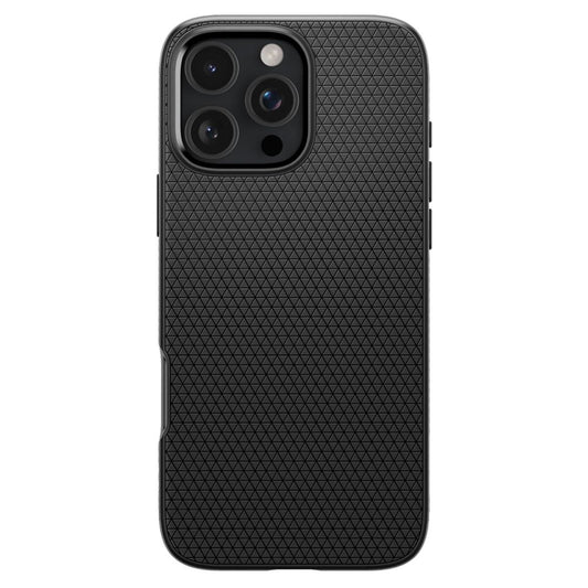 Etui til Apple iPhone 16 Pro, Spigen, Liquid Air Matte, svart ACS08117