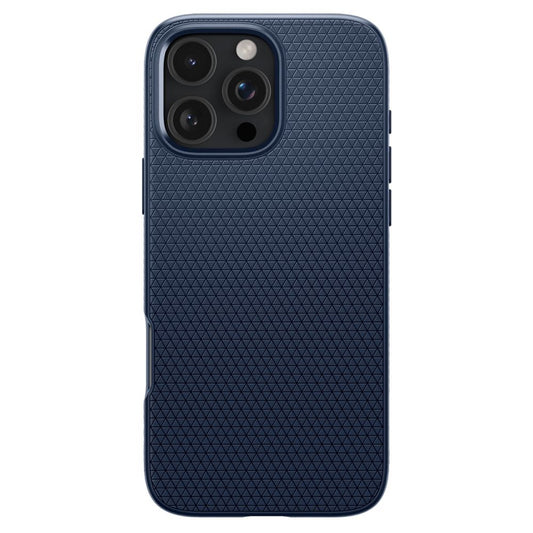 Etui til Apple iPhone 16 Pro, Spigen, Liquid Air, blå ACS08118