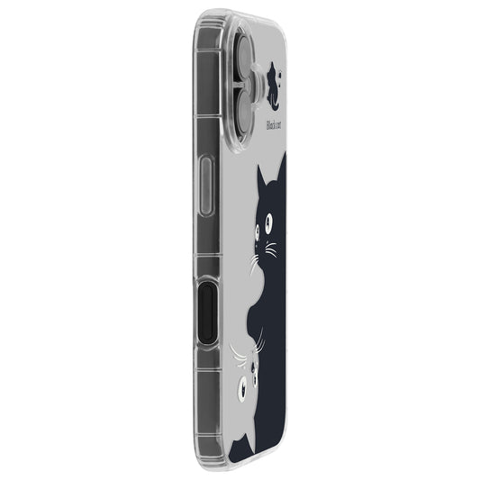 Deksel for Apple iPhone 17, OEM, Ultra Trendy Cat, Svart