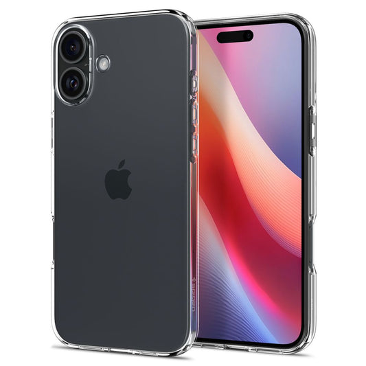 Etui til Apple iPhone 16 Plus, Spigen, flytende krystall, gjennomsiktig ACS08064