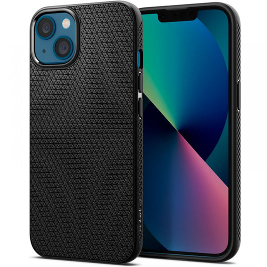 Etui til Apple iPhone 13, Spigen, Liquid Air, svart
