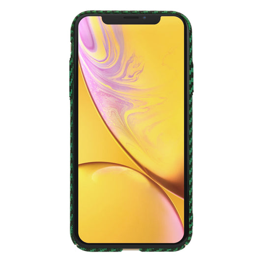 Deksel for Apple iPhone XR, Techsuit, Carbonite FiberShell, Grønn