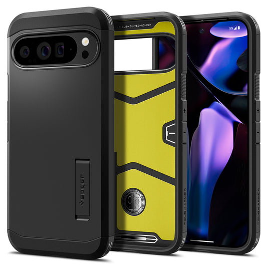 Etui til Google Pixel 9 Pro XL, Spigen, Tough Armour, svart ACS07726