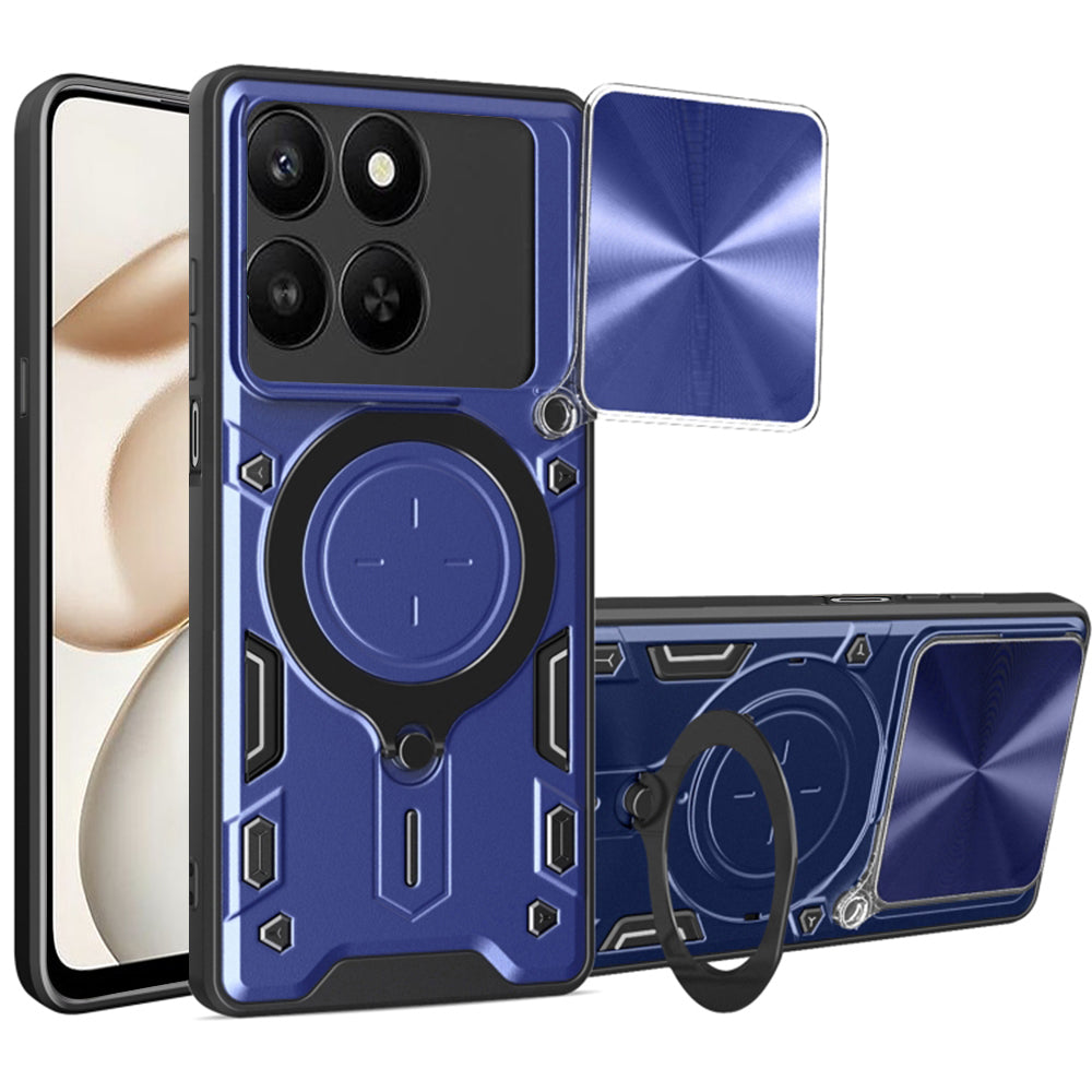 Deksel for Honor 400 Smart 4G / X7d 4G / 400 Smart 5G, Techsuit, CamGuard Pro, Blå