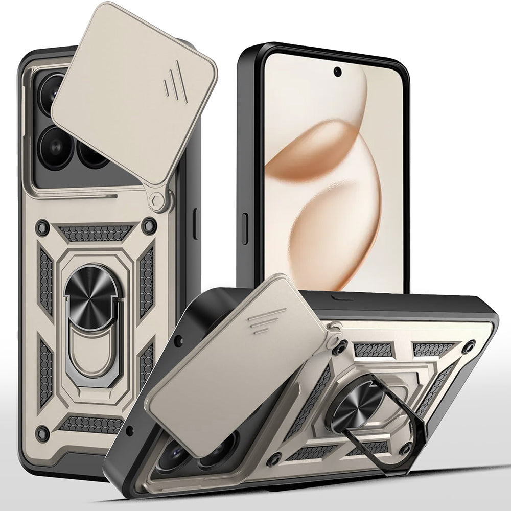 Deksel for Honor 400 Smart 4G / X7d 4G / 400 Smart 5G, Techsuit, CamShield, Gull
