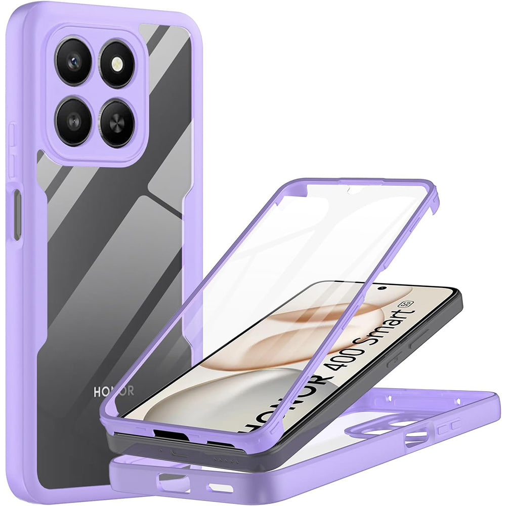Deksel for Honor 400 Smart 4G / X7d 4G / 400 Smart 5G, Techsuit, ColorVerse 360, Lilla