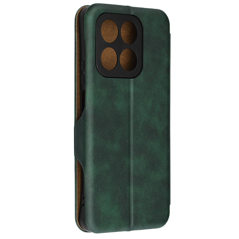 Deksel for Honor 400 Smart 4G / X7d 4G / 400 Smart 5G, Techsuit, Safe Wallet Plus, Grønn
