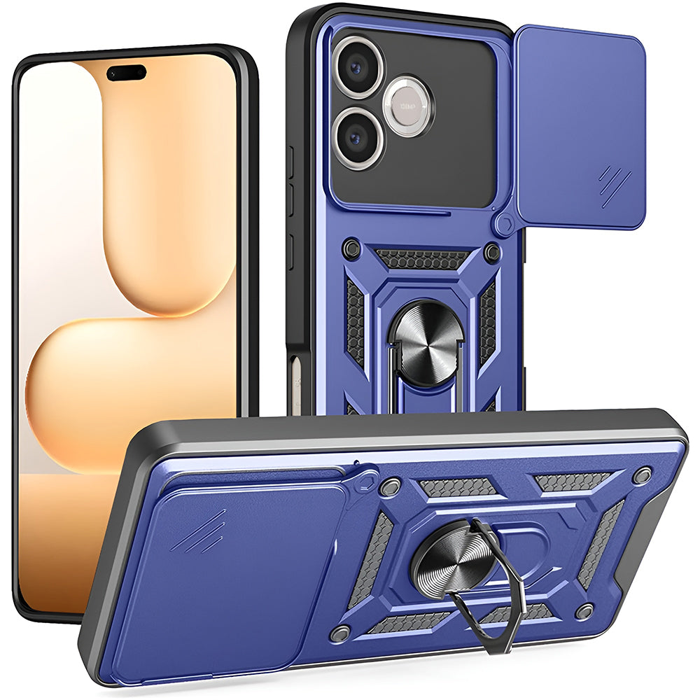 Deksel for Honor 600 Lite, Techsuit, CamShield, Blå