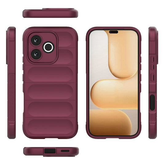 Deksel til Honor 600 Lite, Techsuit, Magic Shield, Burgunder