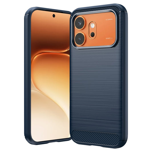 Deksel for Honor 600 Pro / 600, Techsuit, Karbon, Blå
