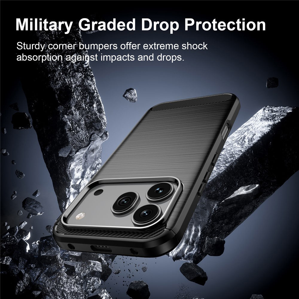 Deksel til Honor 600 Pro / 600, Techsuit, Karbon, Svart