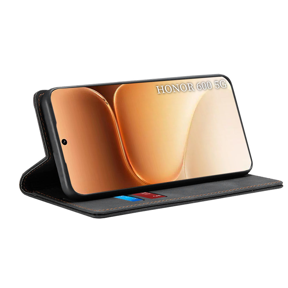 Deksel for Honor 600 Pro / 600, Techsuit, Confy, Svart