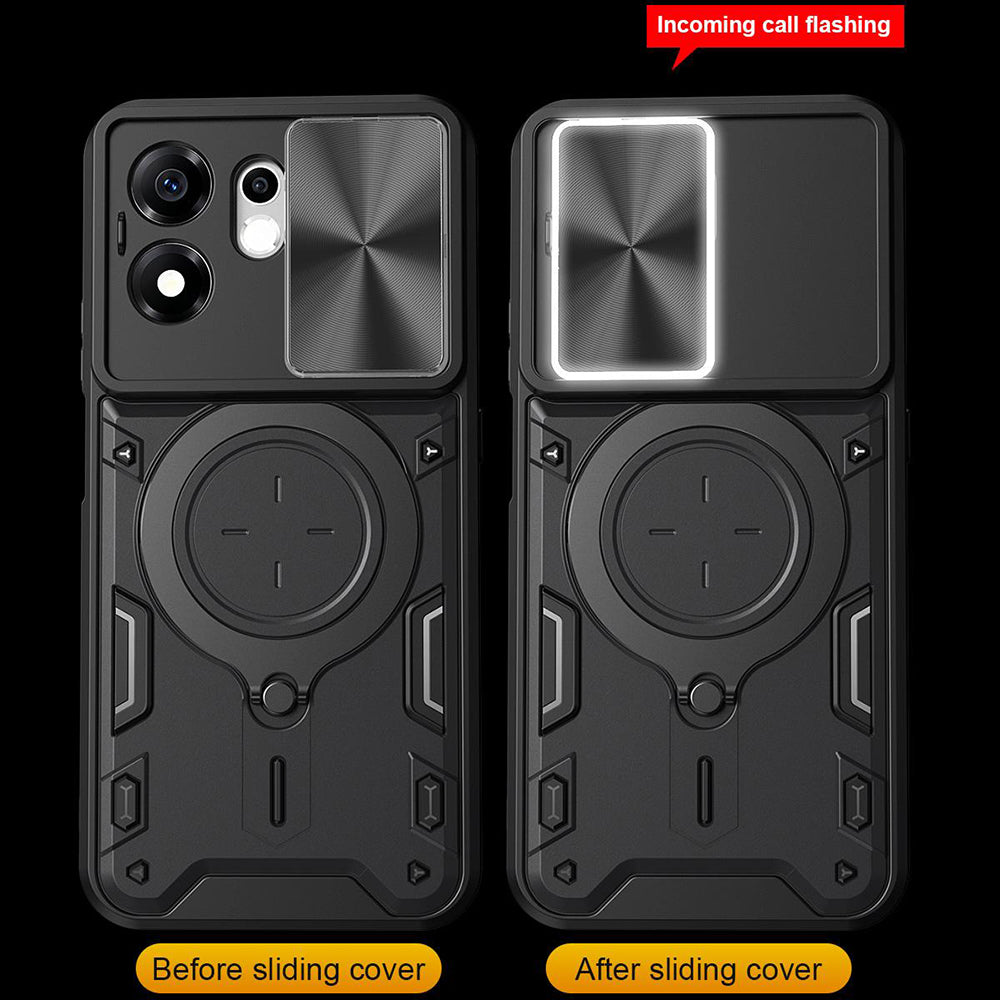 Deksel til Honor 600 Smart, Techsuit, CamGuard Pro, Lilla