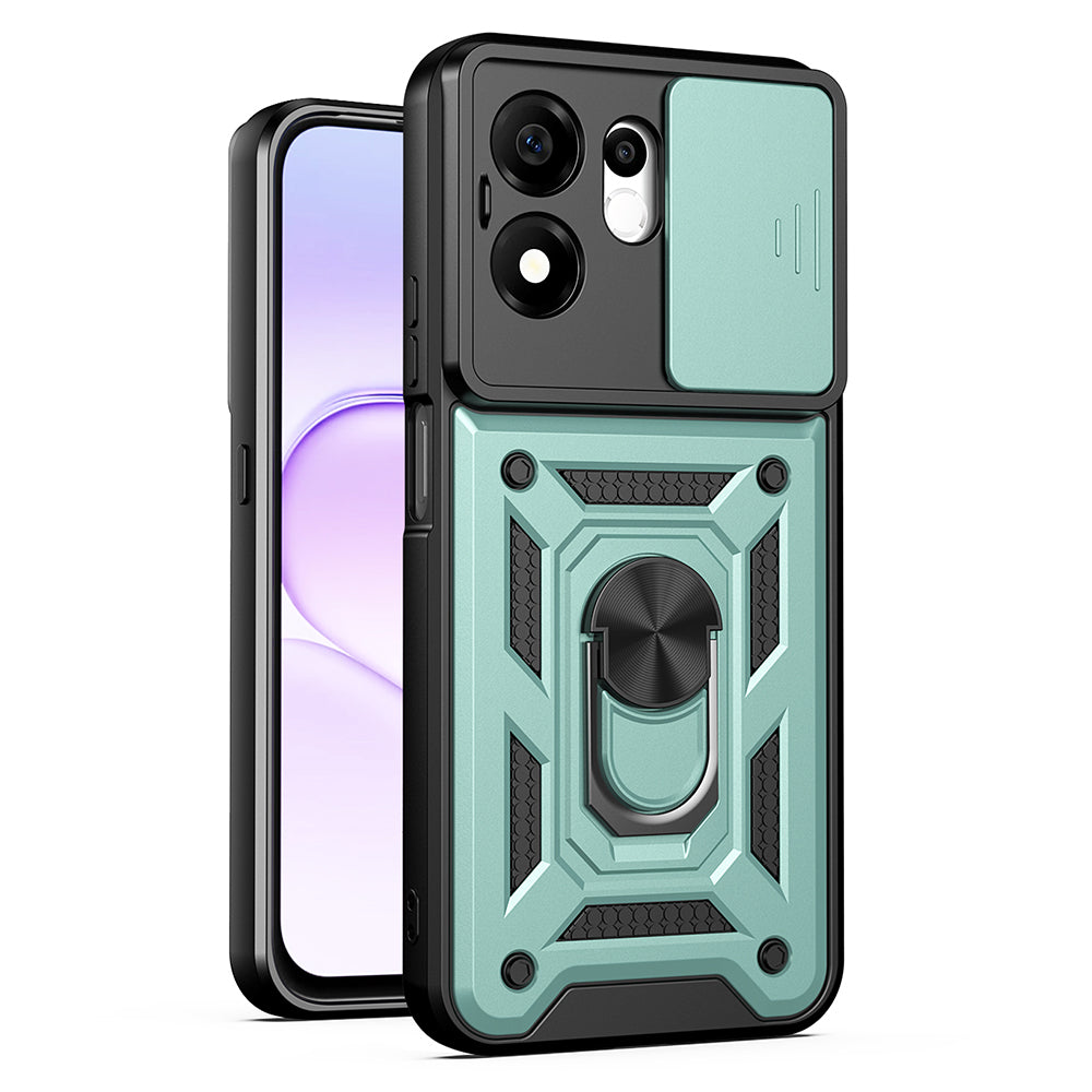 Deksel til Honor 600 Smart, Techsuit, CamShield, Grønn