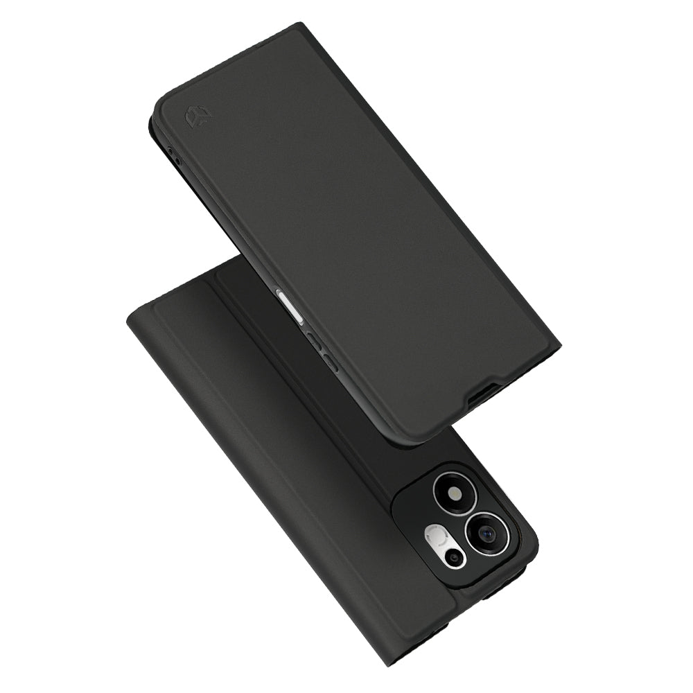 Deksel til Honor 600 Smart, Techsuit, Magskin Book Long Blitz Cutout, Svart