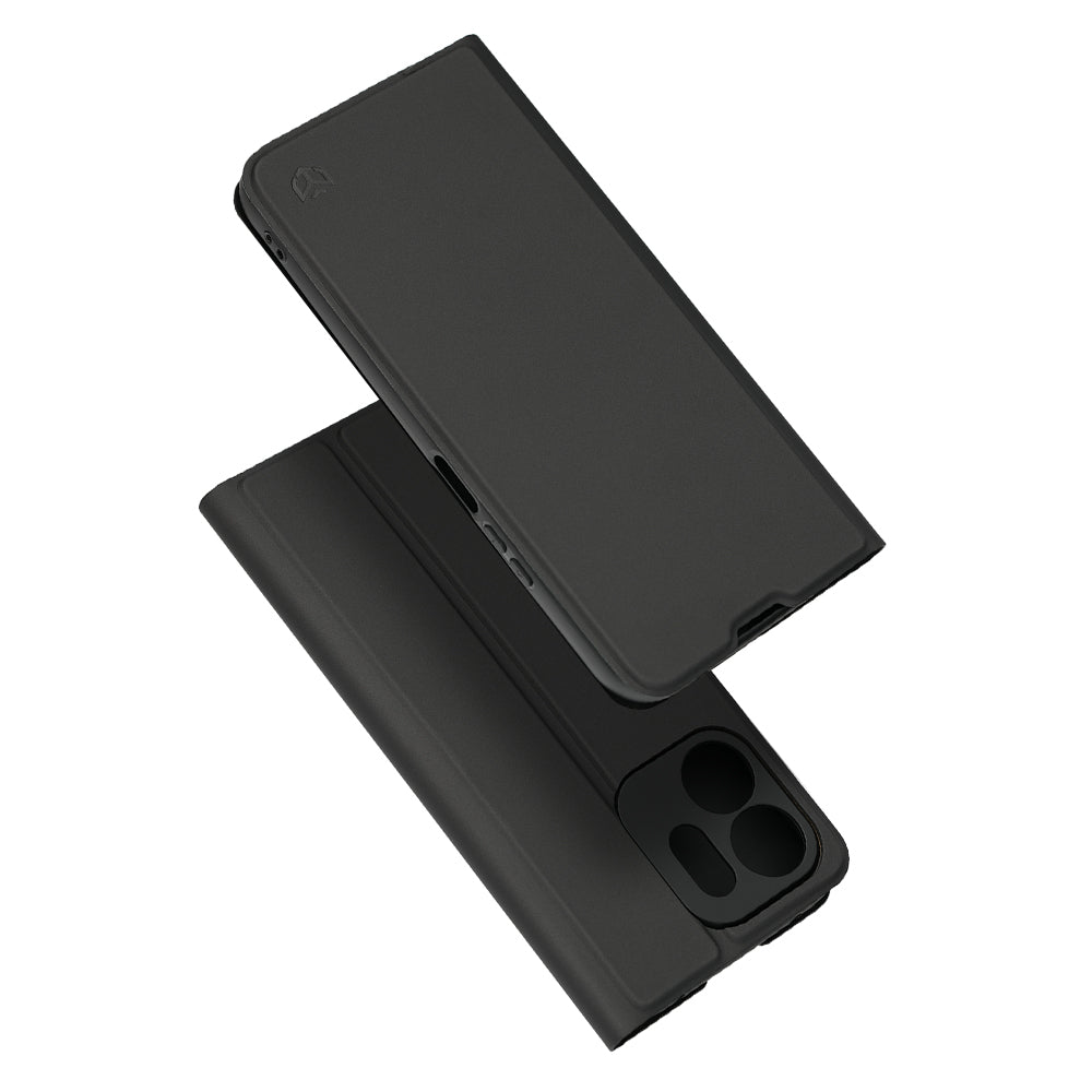 Deksel til Honor 600 Smart, Techsuit, Magskin Book Long Blitz Cutout, Svart