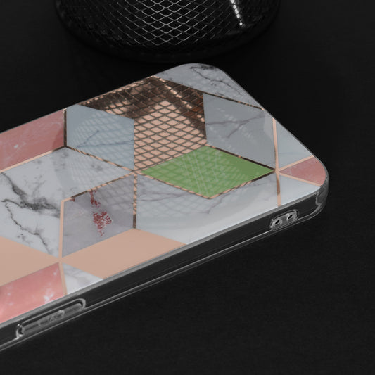 Deksel til Honor Magic6 Lite, Techsuit, Marble, Lilla