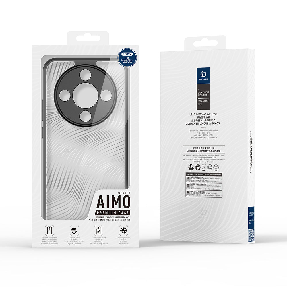 Deksel til Honor Magic8 Lite, DUX DUCIS, Aimo, Svart