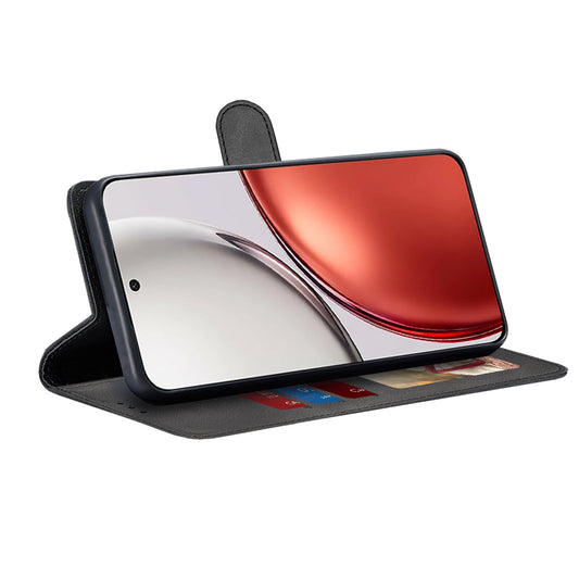 Deksel for Honor Magic8 Lite, Techsuit, Diary Book, Svart